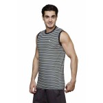 Gypsum Mens Printed Cut Sleeve Tshirt Black Color GYPMCS-00155