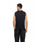 Gypsum Mens Round Neck Sleeveless Tshirt Black Color GYPMCS-027