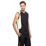 Gypsum Mens Round Neck Sleeveless Tshirt Black Color GYPMCS-027