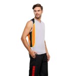 Gypsum Mens Round Neck Sleeveless Tshirt Lt Grey Color GYPMCS-031
