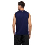 Gypsum Mens Round Neck Sleeveless Tshirt Navy Color GYPMCS-033