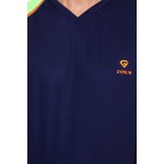 Gypsum Mens Round Neck Sleeveless Tshirt Navy Color GYPMCS-033