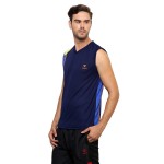 Gypsum Mens Round Neck Sleeveless Tshirt Navy Color GYPMCS-033