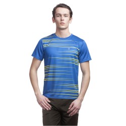 Gypsum Mens Printed Round Neck Tshirt Royal Blue Color GYPMRN-00114