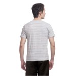 Gypsum Mens Stripe Round Neck Tshirt Grey  Color GYPMRN-00119