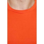 Gypsum Mens Basic Round Neck Tshirt Orange Color GYPMRN-00165