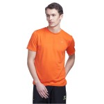 Gypsum Mens Round Neck Tshirt Orange Color GYPMRN-0097