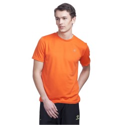 Gypsum Mens Round Neck Tshirt Orange Color GYPMRN-0097