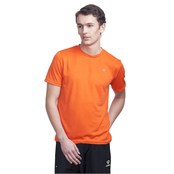 Gypsum Mens Round Neck Tshirt Orange Color GYPMRN-0097