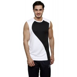 Gypsum Mens Cut Sleeve Tshirt White Color GYPMCS-00147