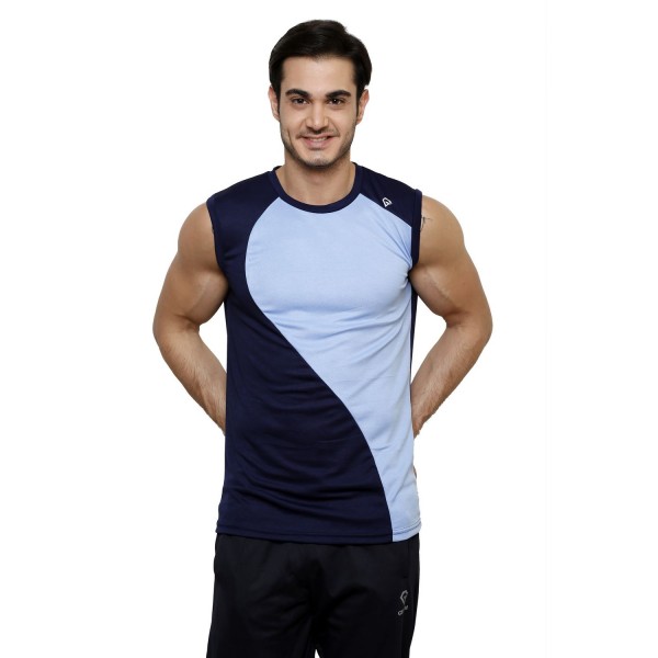 Gypsum Mens Cut Sleeve Tshirt Navy Color GYPMCS-00149