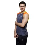 Gypsum Mens Cut Sleeve Tshirt Dark Grey Color GYPMCS-00152