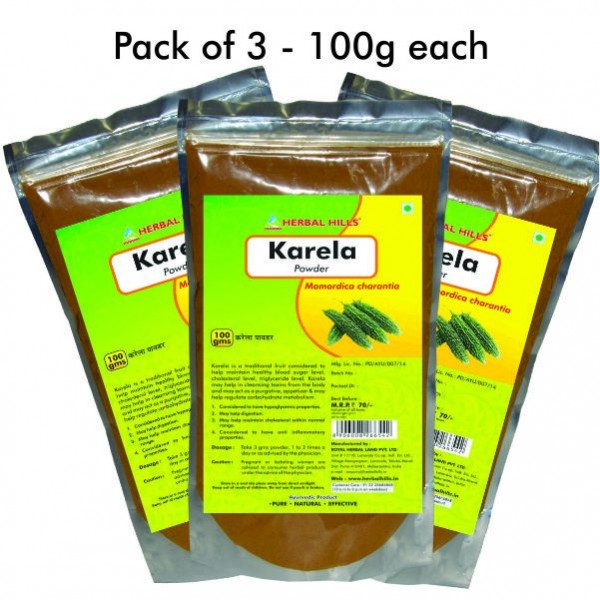 Herbal Hills Karela Powder 100 Gms Powder