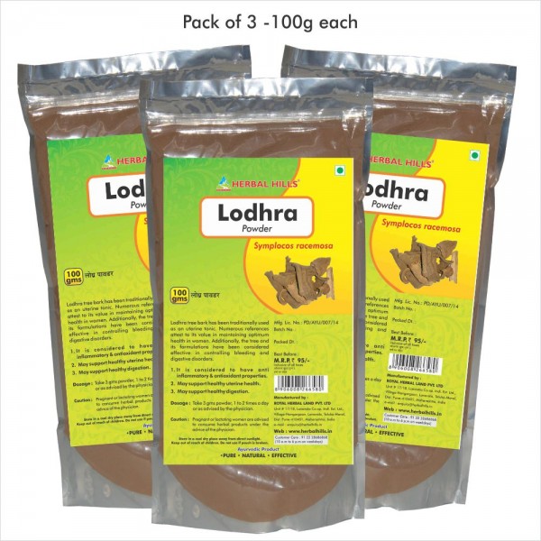 Herbal Hills Lodhra Powder 100 Gms Powder