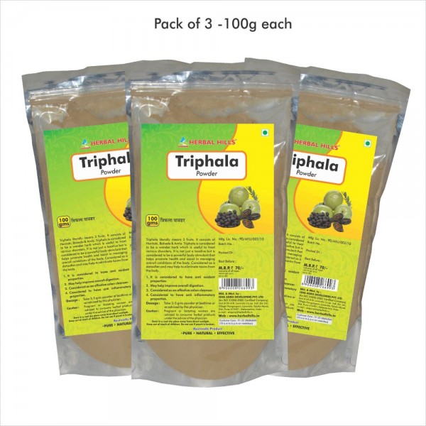 Herbal Hills Triphala Powder 100 Gms