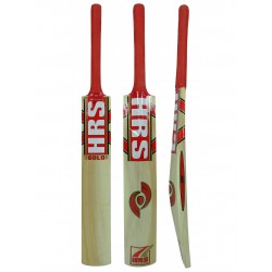 HRS Gold Kashmir Willow Cricket Bat (Size 4)