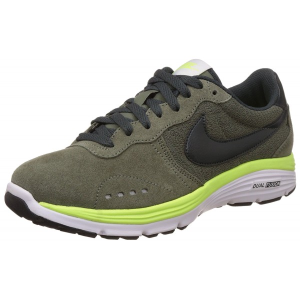 Nike Dual Fusion Retro Running Shoes (Dull Green)