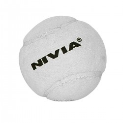 Nivia Cricket Tennis Ball Heavy Weight (Set of 6) White