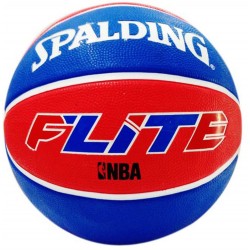 Spalding Flite Basketball (7, White / Blue / Brick)