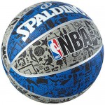Spalding NBA Graffiti Basketball (7,Grey / Blue / Black)