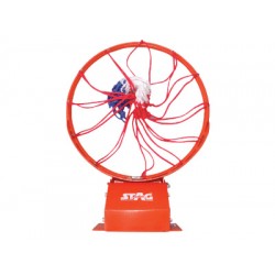 STAG Basketball Ring Solid Steel, 20mm Thick 2 Spring with Net