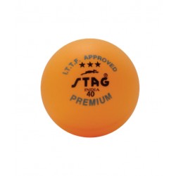 STAG Table Tennis Ball Three Star Premium ITTF Approved (Per Dozen)
