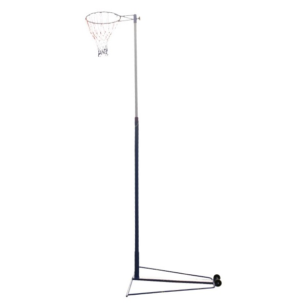 STAG Netball Set Telescopic Adjustable Ht. 8, 9, 10Ft 3 Pc. Pole