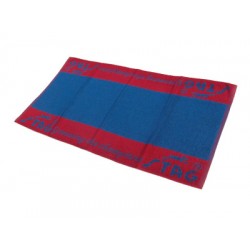 STAG Towel 100% Cotton Size 24" X 48" (Blue/Red)