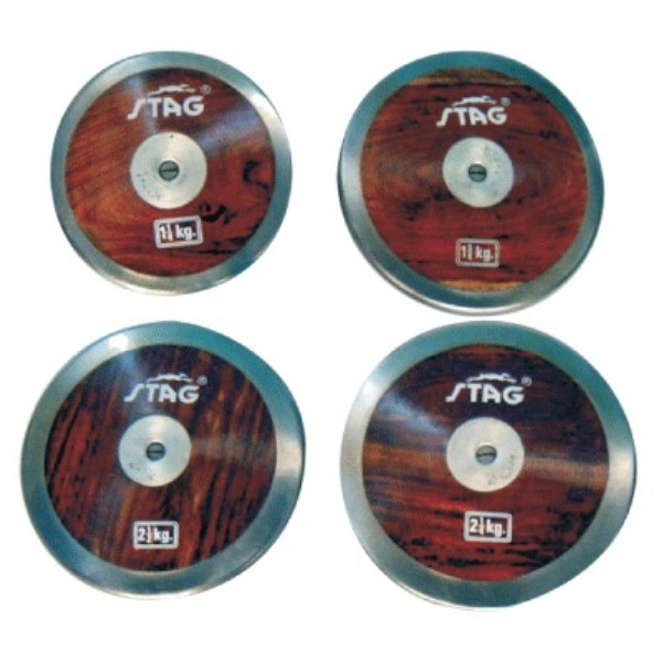 STAG Discus Wooden with Steel Rim 1.5 Kg.