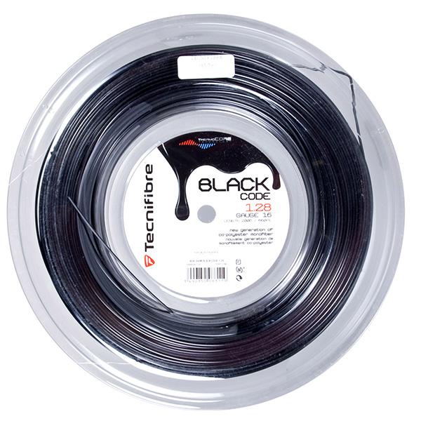 Tecnifibre Reel 200M Black Code 1.28 Tennis String Reel
