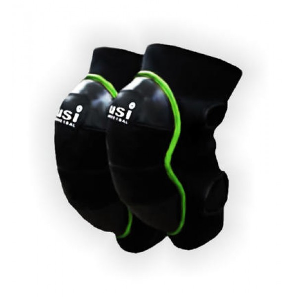 USI 2013 MMA Knee Guard (Black/Neon)