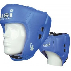 USI 615DP Lite Contest Boxing Head Guard (Blue)