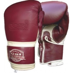 USI 617SP Vintage Heavy Bag Boxing Gloves (Maroon/White)