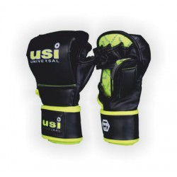 USI 618F Strike MMA Training Gloves (Black/Neon)