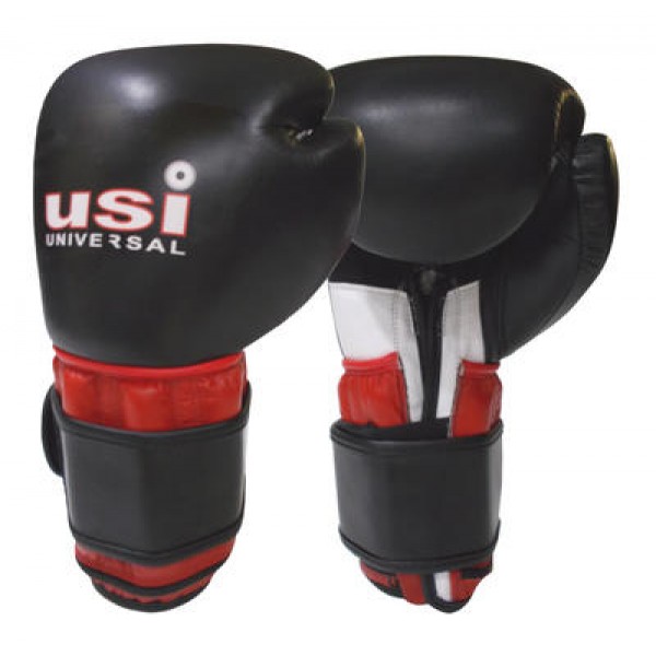 USI 618W Weighted Bag Gloves (Black/Red)