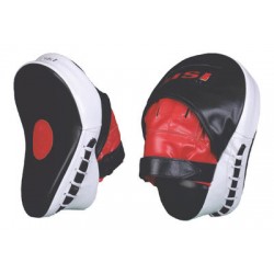 USI 627CR Immportal Moulded Boxing Focus Pads (Black/Red)
