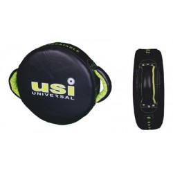 USI 627MW Round Boxing Hit Shield (Makiwara, Black/Neon)