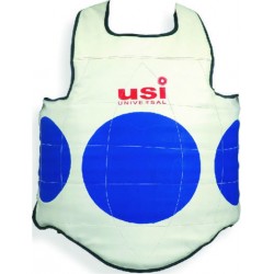 USI 770K Korean Taekwondo Chest Guard (White/Blue)