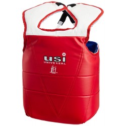 USI Taekwondo Competition Chest Guard (Red/Blue)