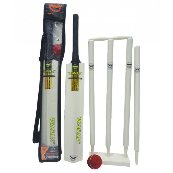 Wasan Cricket Set Size 5 - Yellow Cricket Kit