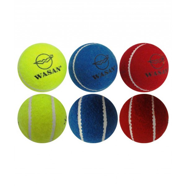 Wasan Tennis Cricket Ball (Pack of 3)