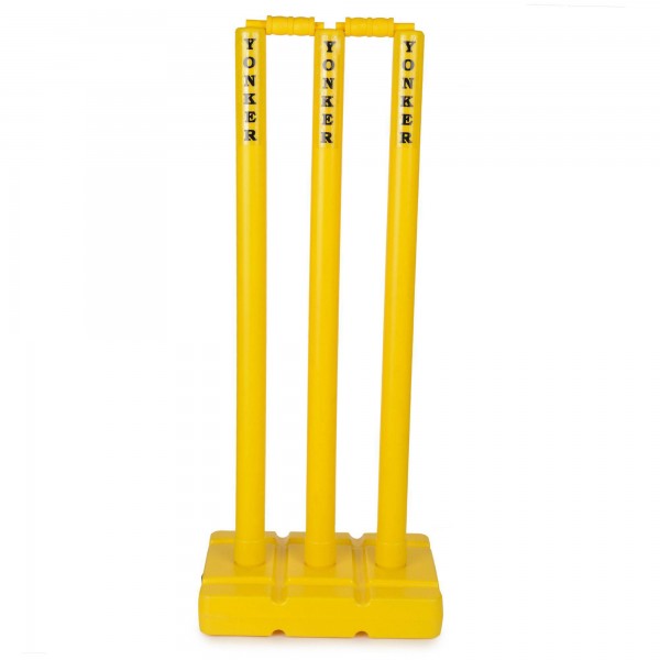 Yonker Plastic Wicket Set (3 Wickets and 1 Base)