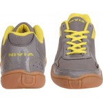 Nivia Flash Badminton Shoes 607 (Grey)