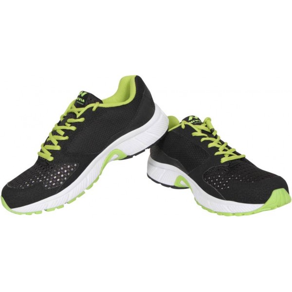 Nivia Running 02 Shoes 5556 (Black,Green)