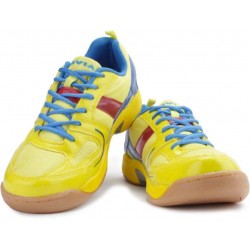 Nivia Smash Badminton Shoes 602 (Yellow)